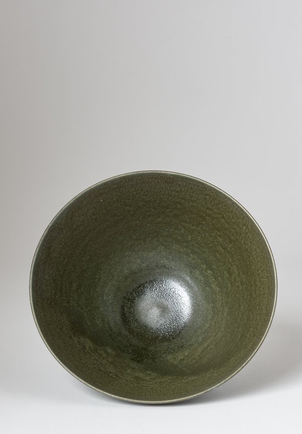 Christiane Perrochon Stoneware Nesting Bowl in Moss Crystal	