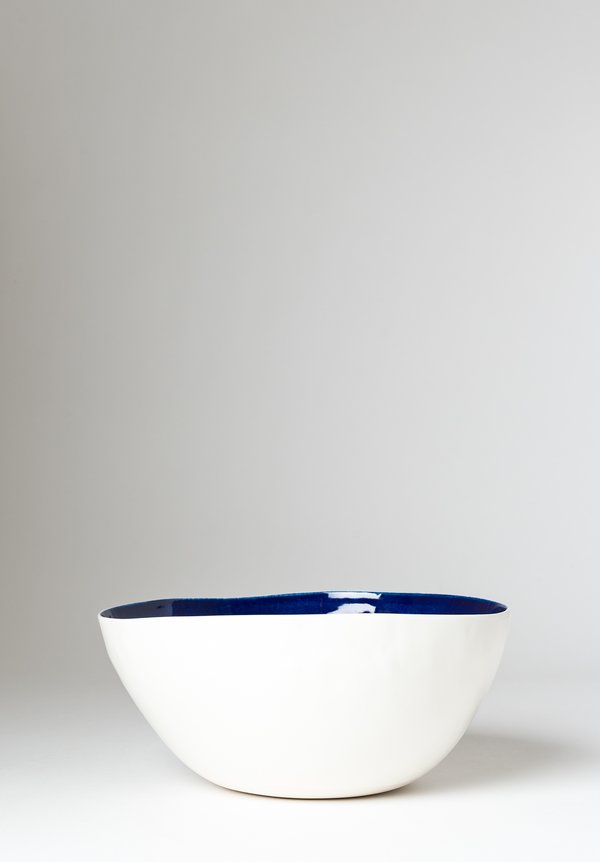 Interior Solid Painted Salad Bowl in Blu