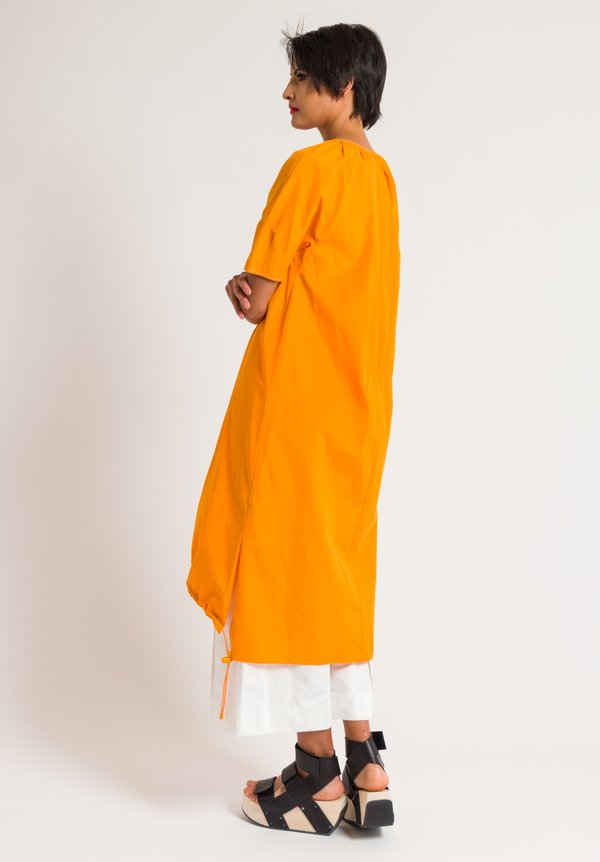Marni Short Sleeve Sporty Dress in Light Orange