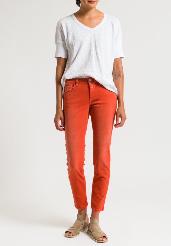 Closed Baker Cropped Narrow Jeans in Copper	