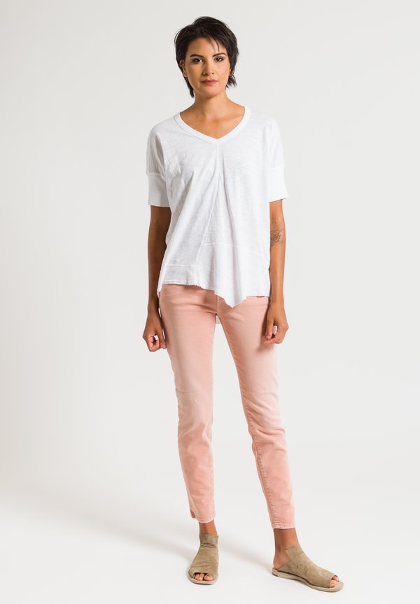 Closed Baker Cropped Narrow Jeans in Rose Orange	