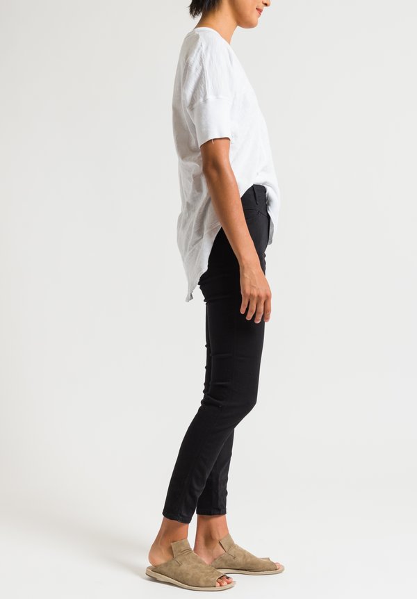 Closed Pedal Pusher Skinny High-Rise Jeans in Black	