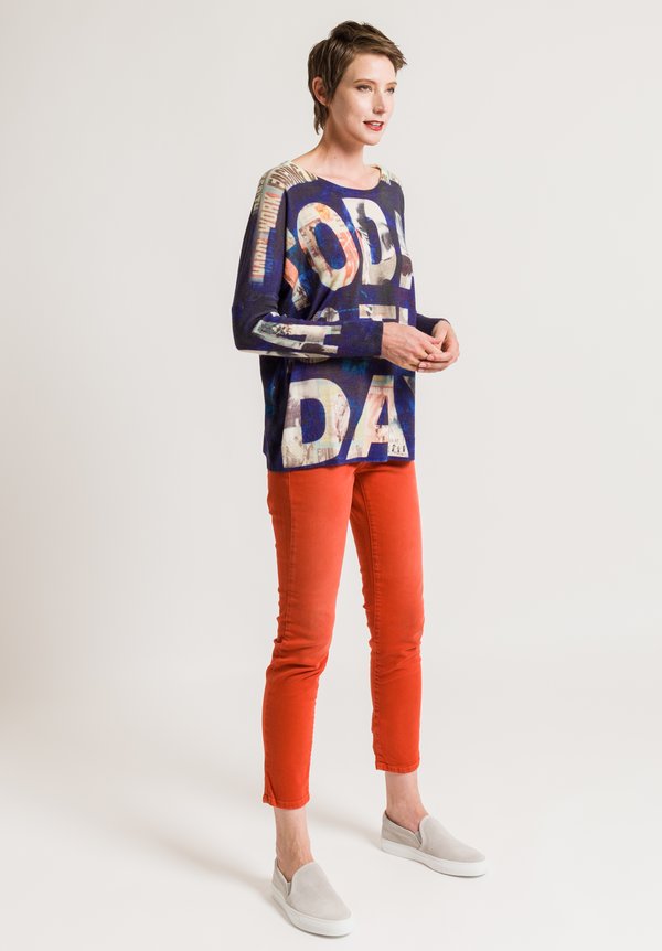 Printed Artworks Printed Sweater in Today	