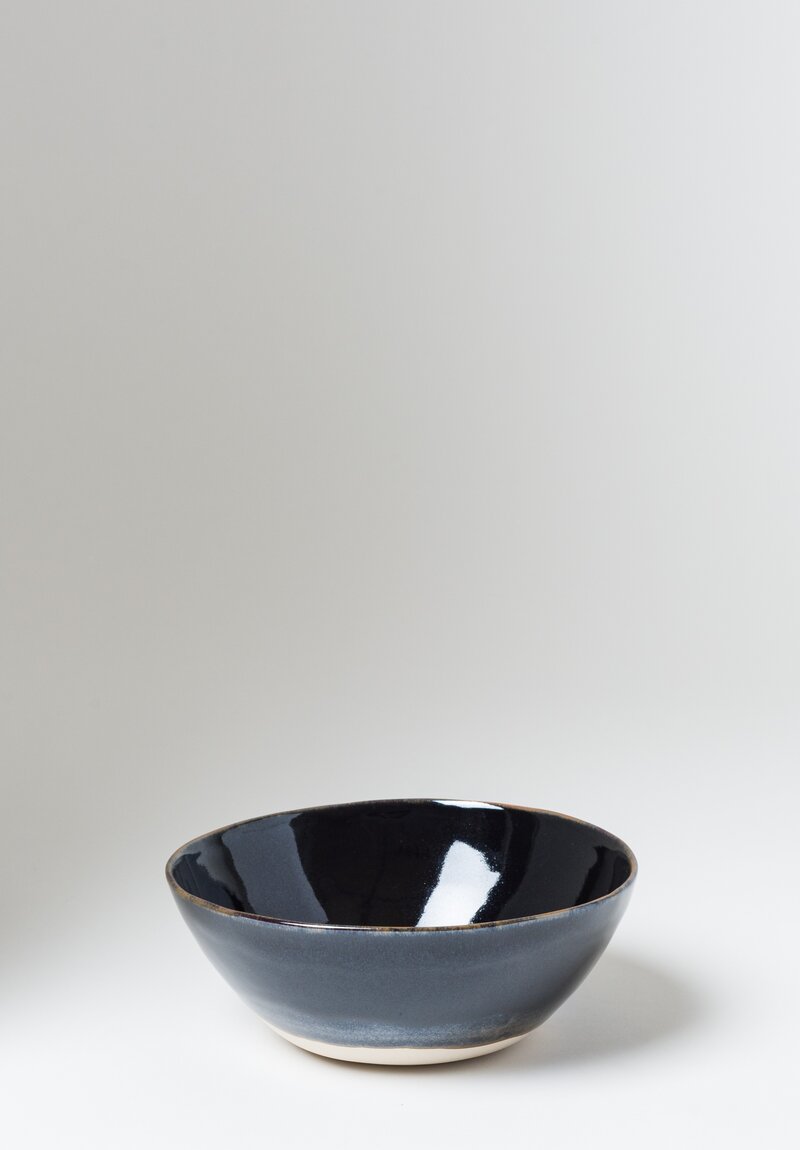 Christiane Perrochon Handmade Tenmoku Stoneware Soup Bowl