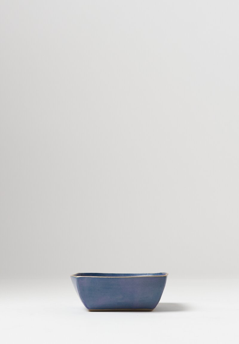 Laurie Goldstein Ceramic Square Bowls in Blue	
