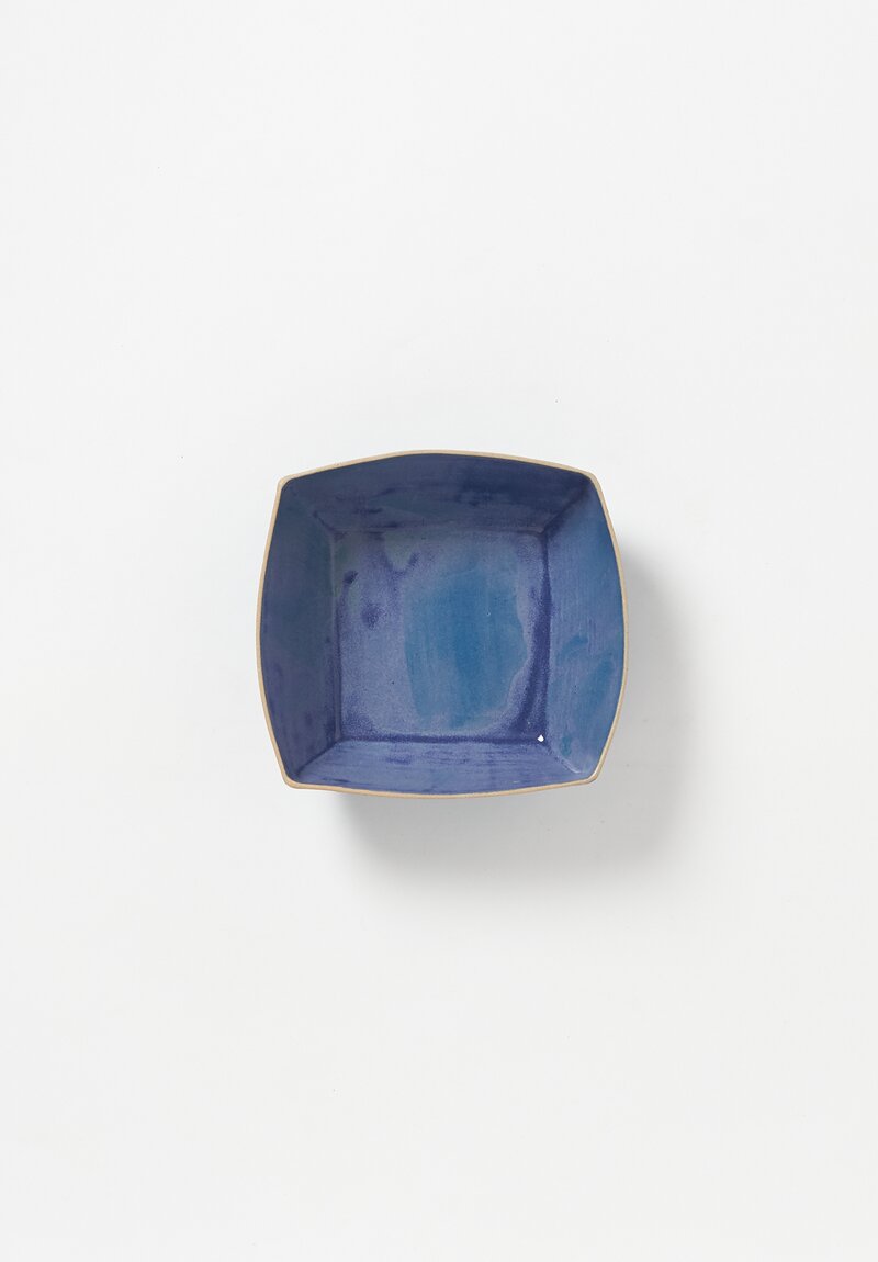 Laurie Goldstein Ceramic Square Bowls in Blue	