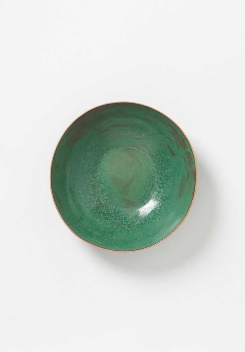 Laurie Goldstein Ceramic Salad Bowl in Green	