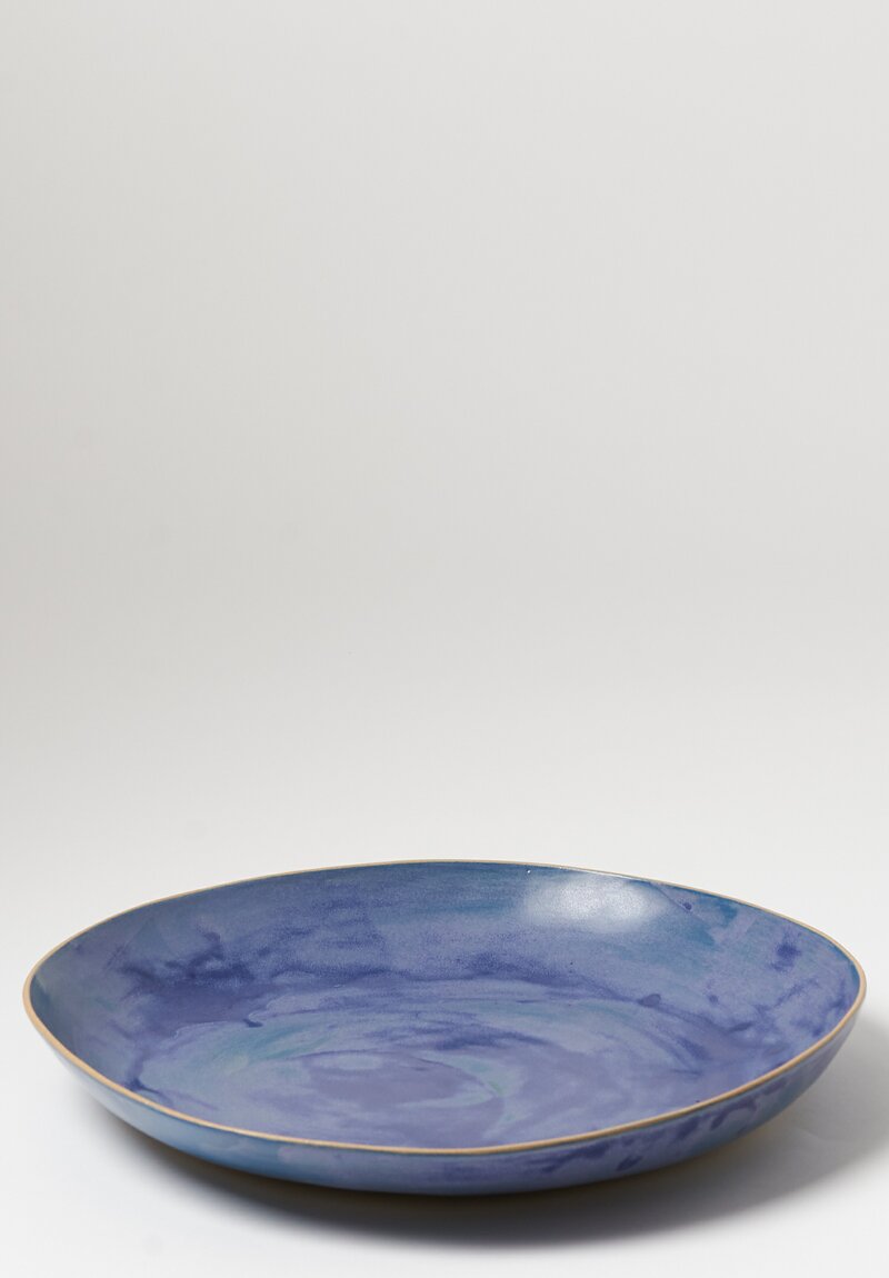 Laurie Goldstein Extra Large Ceramic Open Bowl in Blue	