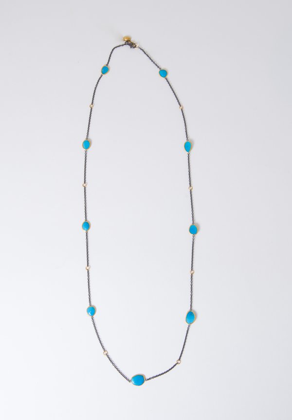 Lika Behar Sleeping Beauty Turquoise Necklace