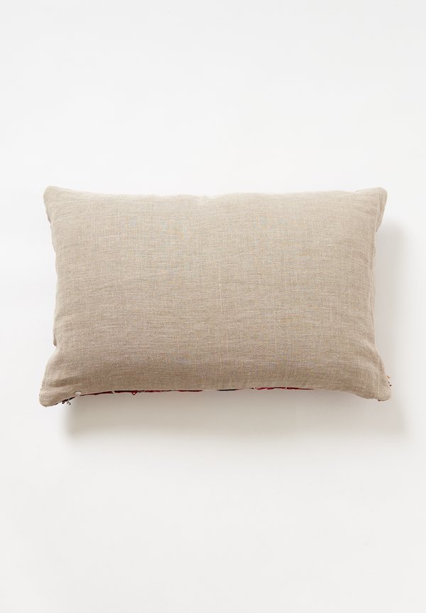 Cashmere and Wool Rare Embroidered Pillow	