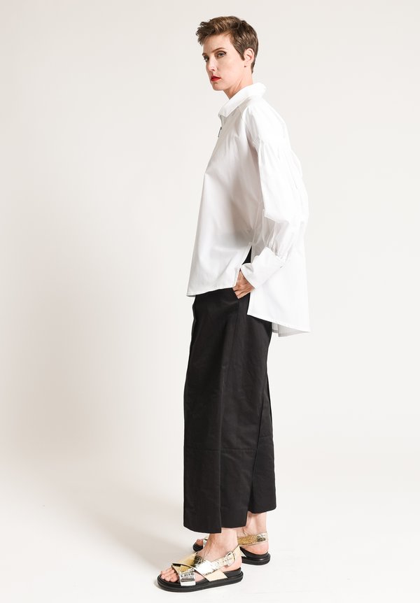 Marni Pleated Top in Lily White	
