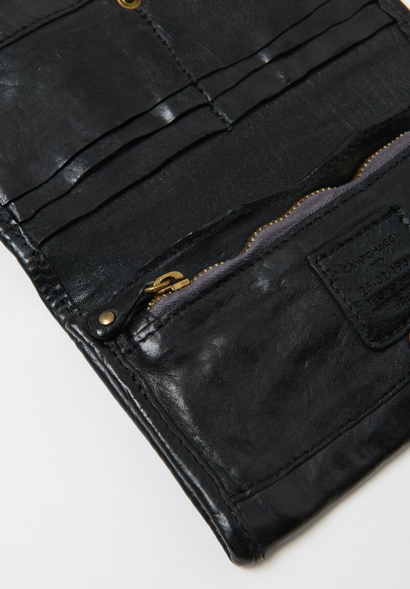 Campomaggi Leather Wallet in Black	
