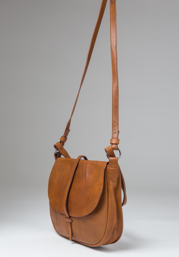 Massimo Palomba Billy Tibet Saddle Bag in Cognac