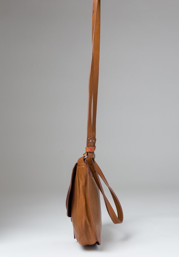 Massimo Palomba Billy Tibet Saddle Bag in Cognac