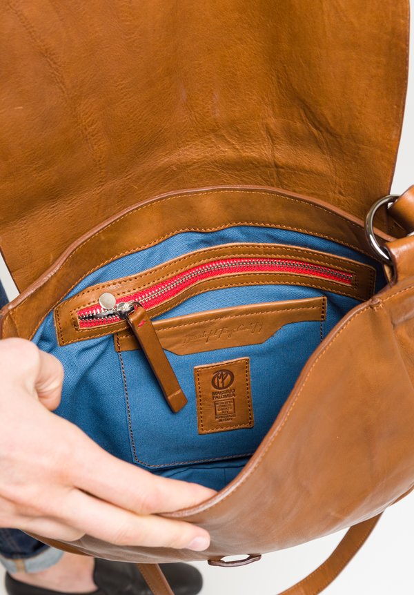 Massimo Palomba Billy Tibet Saddle Bag in Cognac | Santa Fe Dry Goods ...