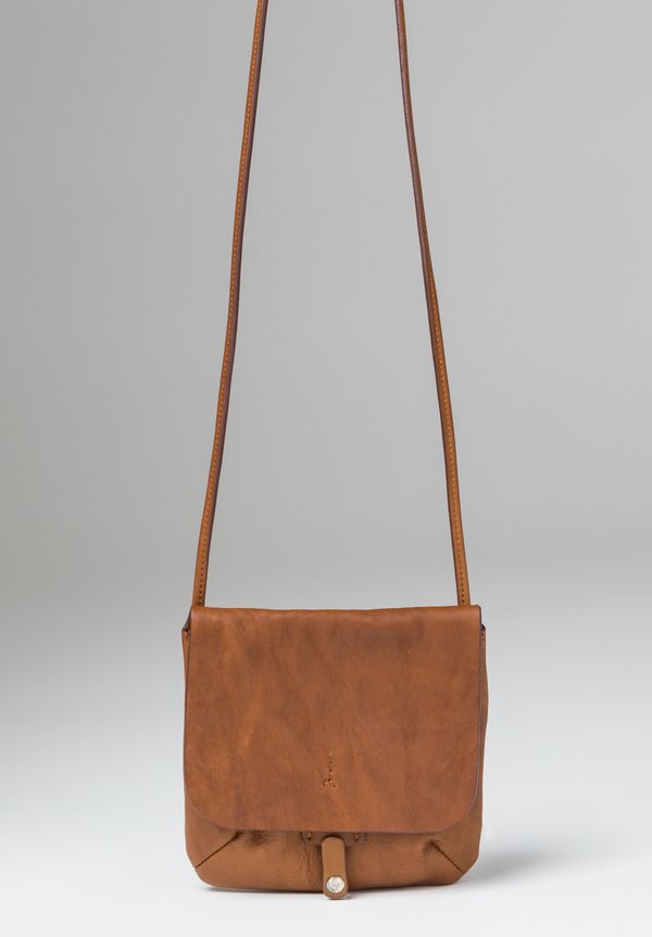 Massimo Palomba Lucy Tibet Cross Body Bag in Cognac	