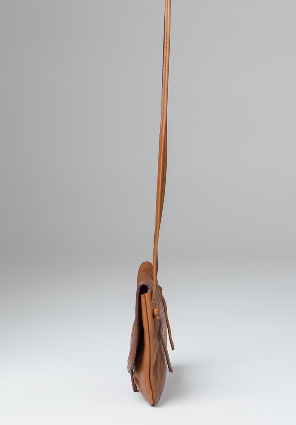 Massimo Palomba Lucy Tibet Cross Body Bag in Cognac	