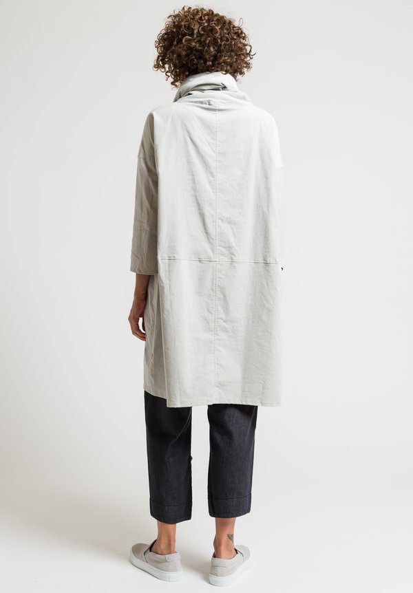 Album di Famiglia Cowl Neck Tunic Dress in Rice	