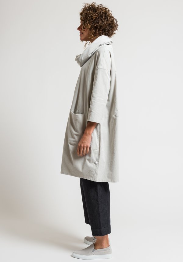 Album di Famiglia Cowl Neck Tunic Dress in Rice	