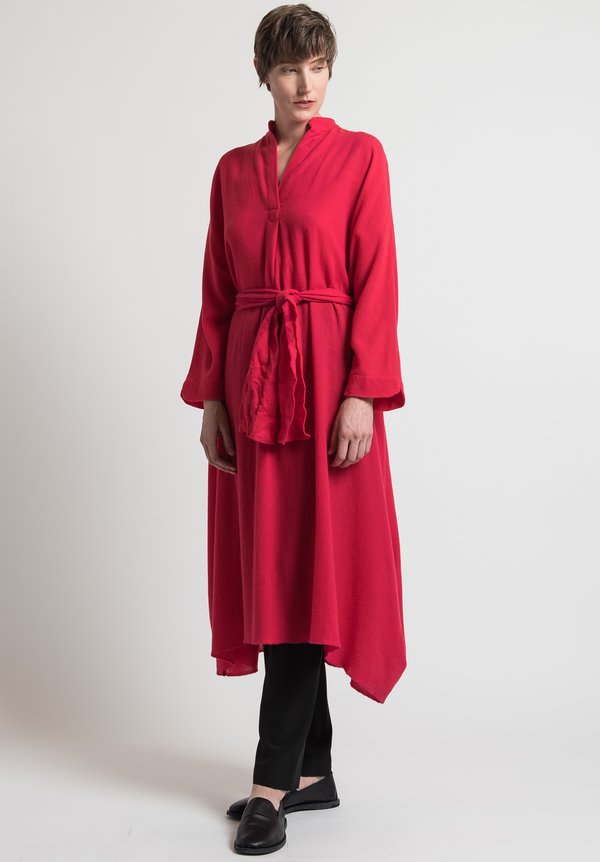 Daniela Gregis Melograno Dress in Cyclamen Red	