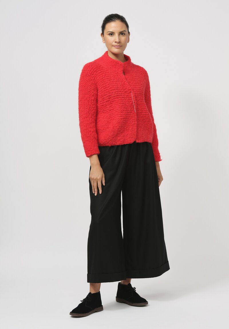 Daniela Gregis Wool Wide Leg Tasche Pigiama Pants	