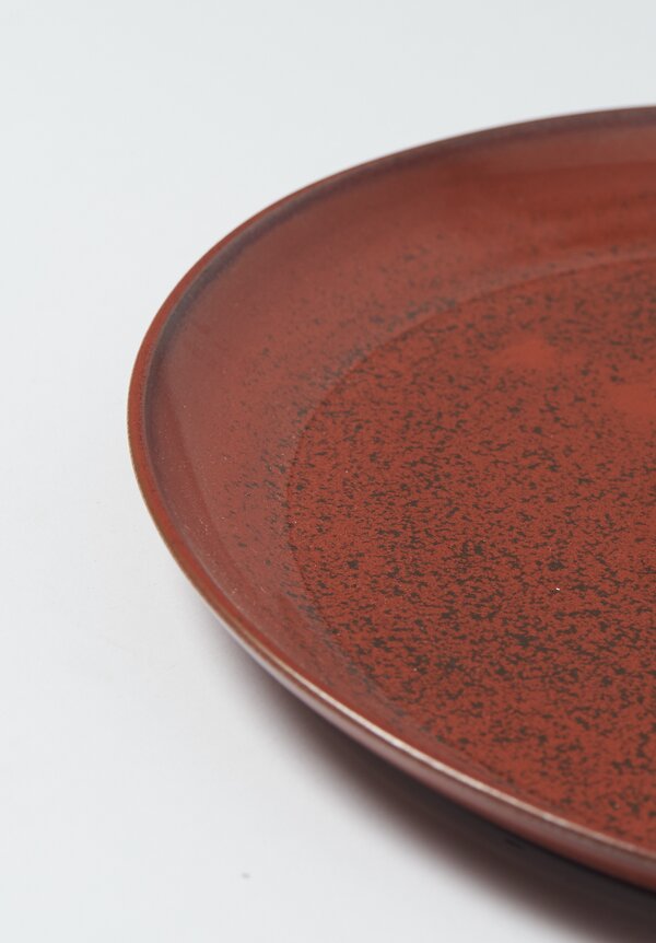 James & Tilla Waters Handmade Persimmon Stoneware Plate	