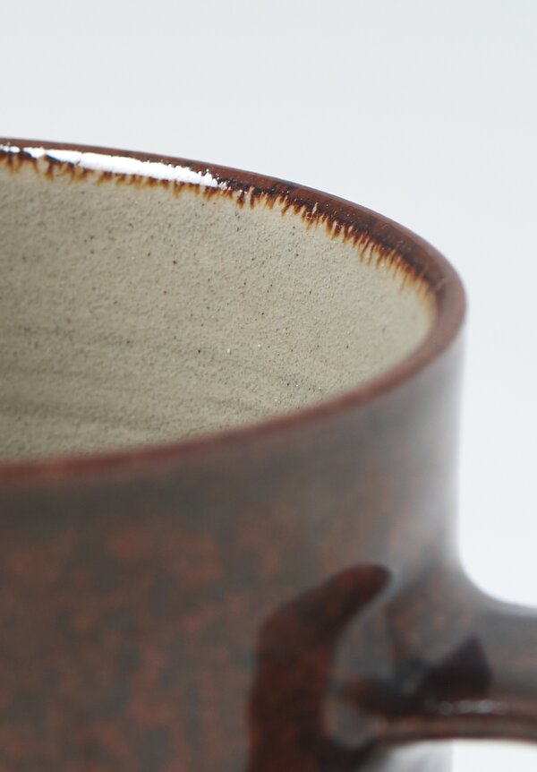 James & Tilla Waters Handmade Persimmon Stoneware Mug
