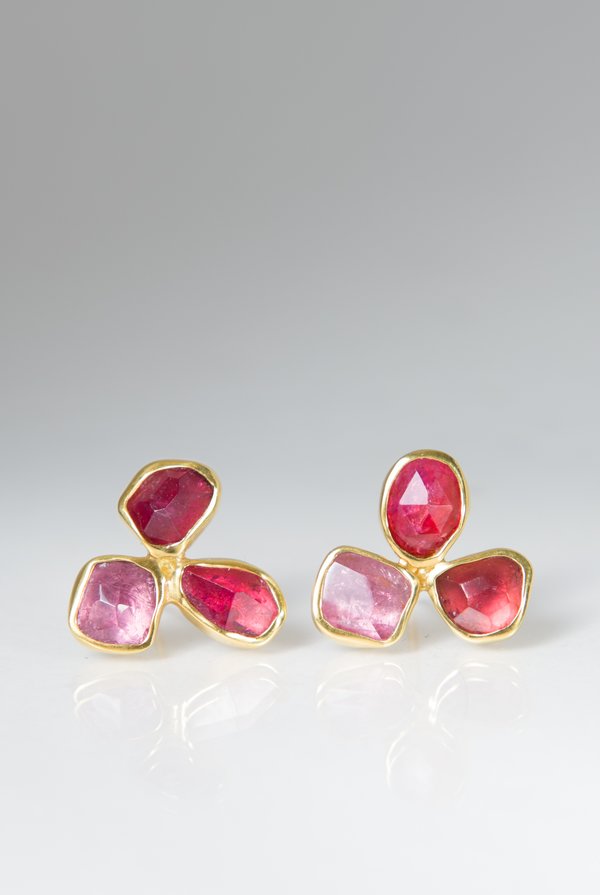 Margoni Pink Tourmaline Earrings	