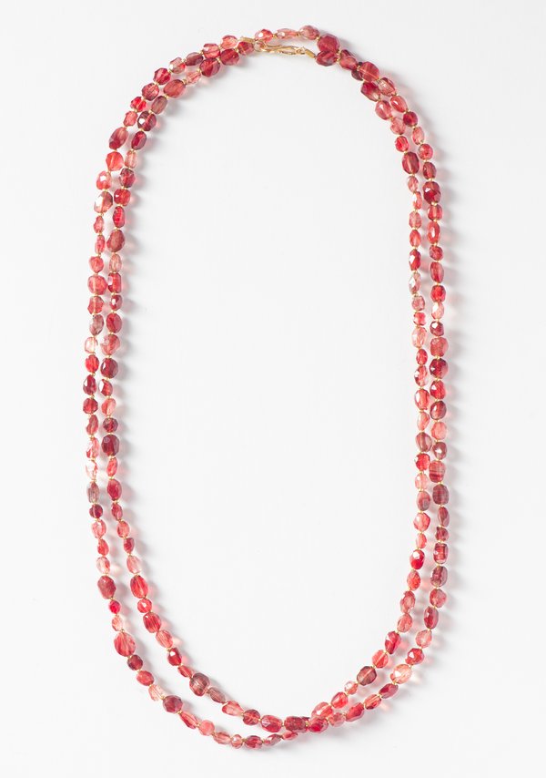 Greig Porter 18K, Tibetan Sunstone Necklace	