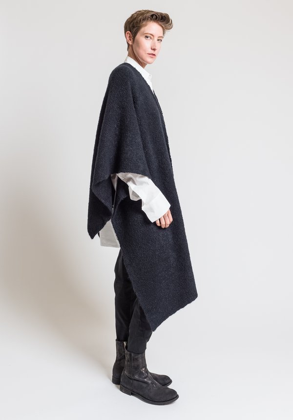 Urban Zen Cloud Poncho in Black | Santa Fe Dry Goods . Workshop