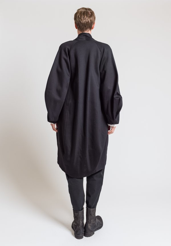 Urban Zen Cocoon Coat in Black