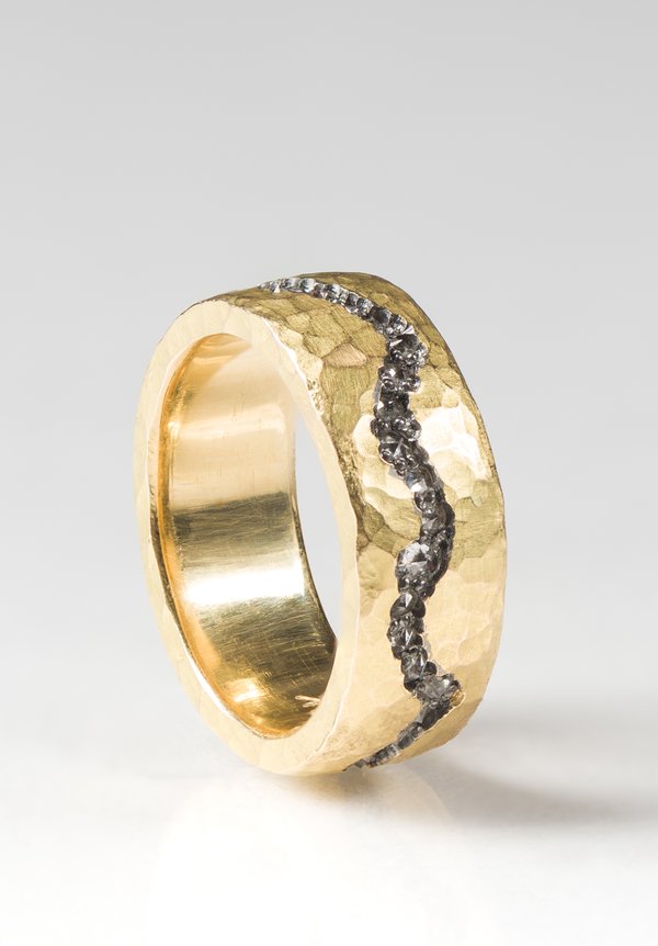 Tap by Todd Pownell 18K, Diamond Fissure Ring	