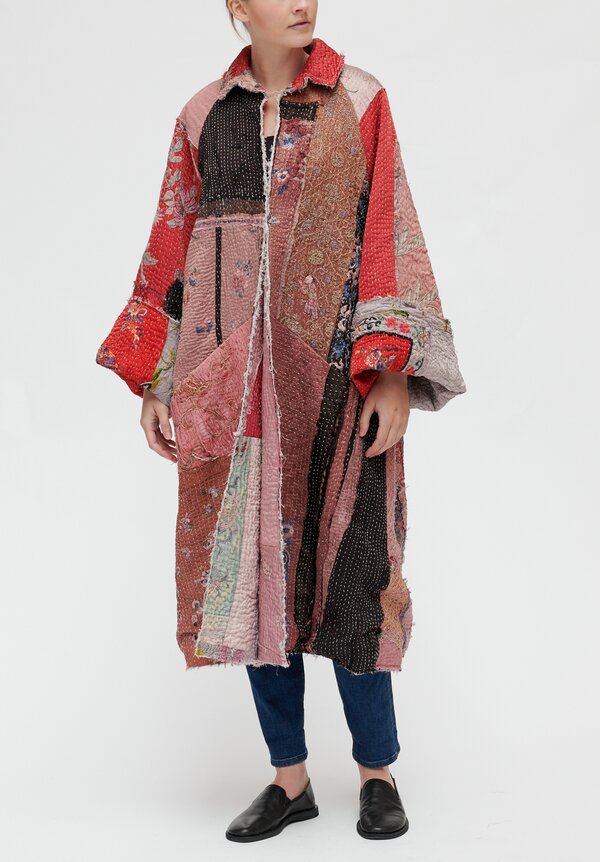 By Walid Liza Chinese Panel Coat in Red | Santa Fe Dry Goods . Workshop ...