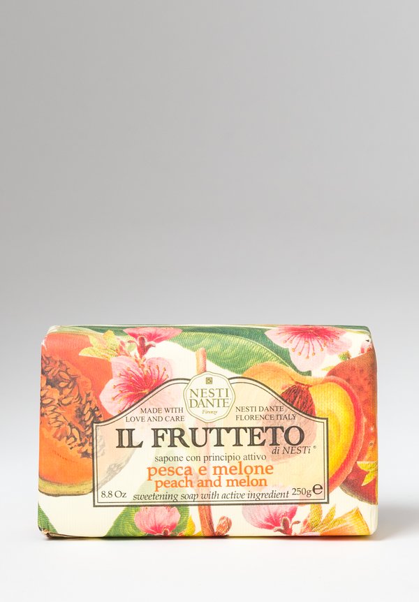 Nesti Dante Il Frutteto Extra Fine Vegetable Soap in Peach & Melon	