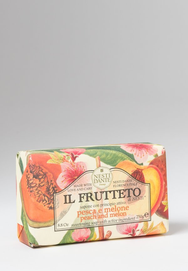 Nesti Dante Il Frutteto Extra Fine Vegetable Soap in Peach & Melon	