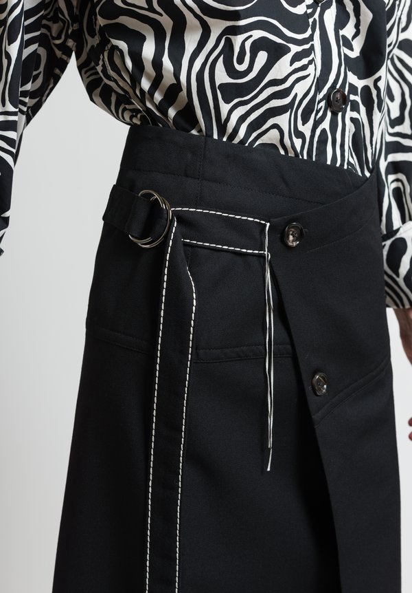 Marni Wool Gabardine Skirt