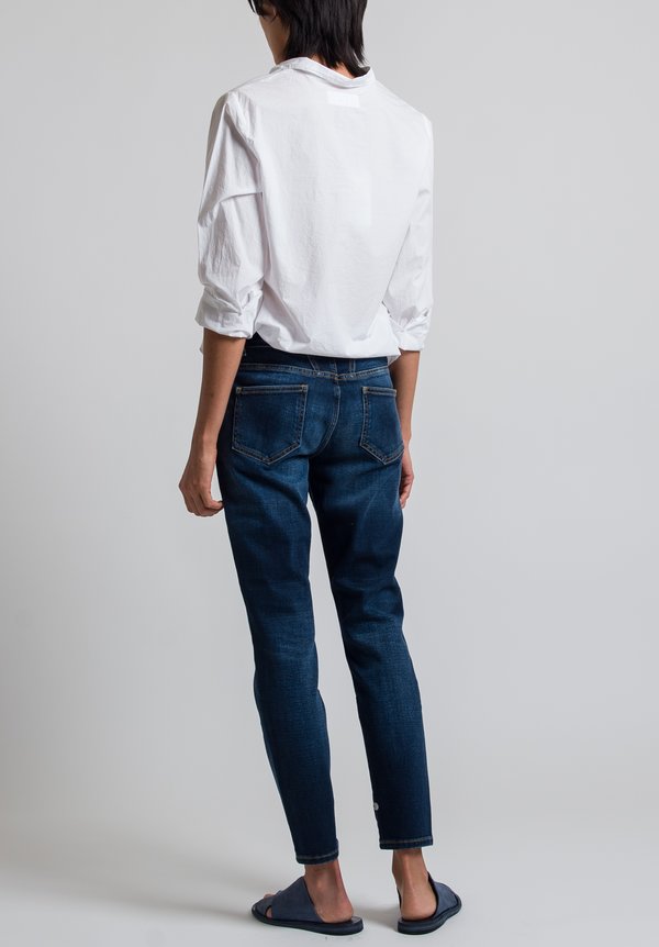 Closed Baker Cropped Narrow Jeans in Easy Wash Blue	