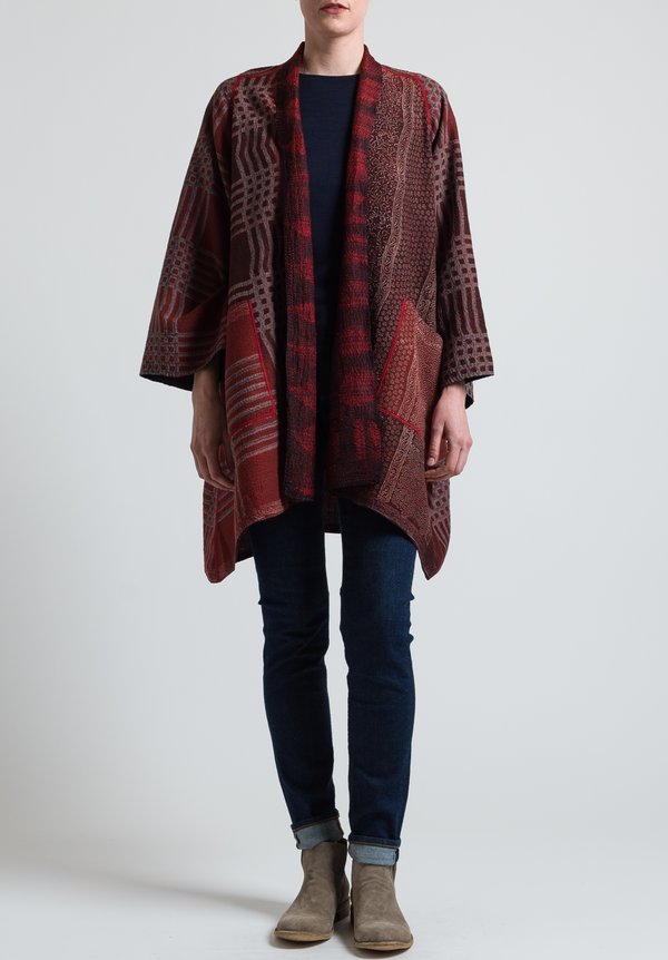 Mieko Mintz 2-Layer Long Jacket in Black/ Red | Santa Fe Dry Goods ...