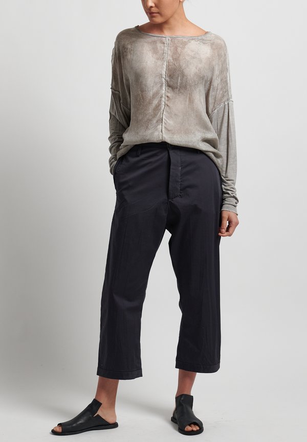 ZARA HIGH WAISTED SEAM TAILORED PANTS TAPERED ANKLE CAPRI TROUSERS WELT  POCKETS