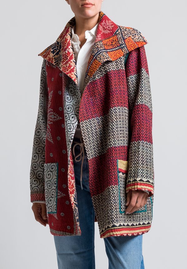 Mieko Mintz 4-Layer Jacket in Red/ Apricot | Santa Fe Dry Goods ...
