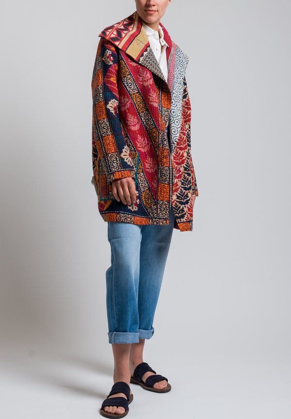Mieko Mintz 4-Layer Jacket in Red/ Apricot | Santa Fe Dry Goods ...