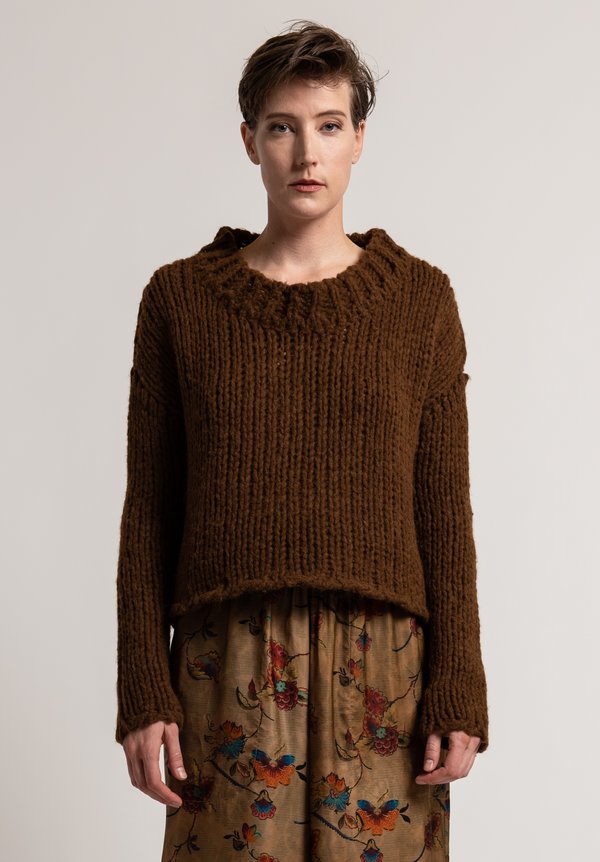 Uma Wang Knit Sweater in Mustard	