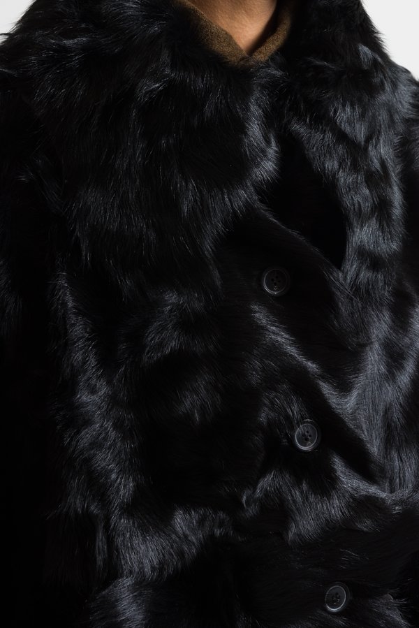 Rundholz Chekiang Lamb Fur Reversible Jacket in Black