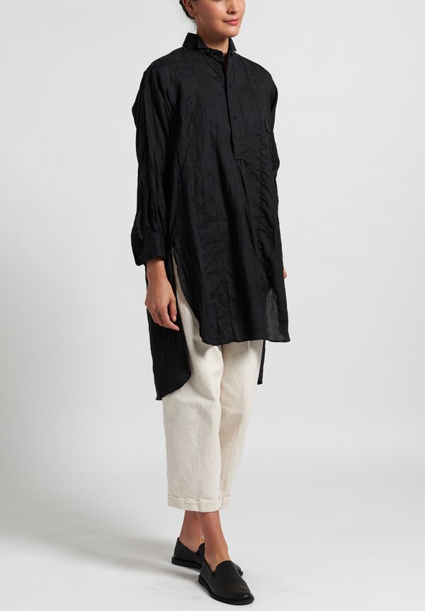 Kaval Tunic Shirt in Black