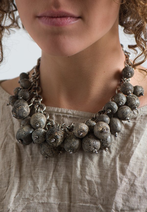 Holly Masterson Ancient Mammoth Bone Necklace