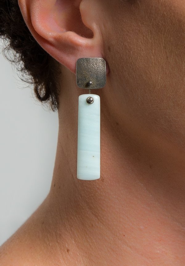 Holly Masterson Amazonite Slab Earrings