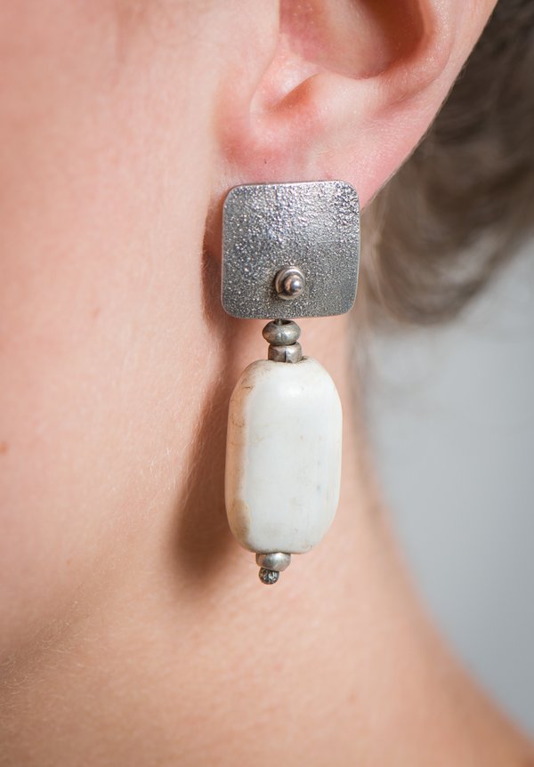 Holly Masterson Crank Shell Bead Earrings