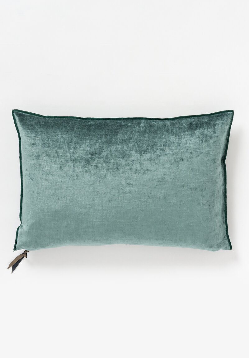 Maison de Vacances Royal Velvet Pillow in Canard | Santa Fe Dry Goods ...