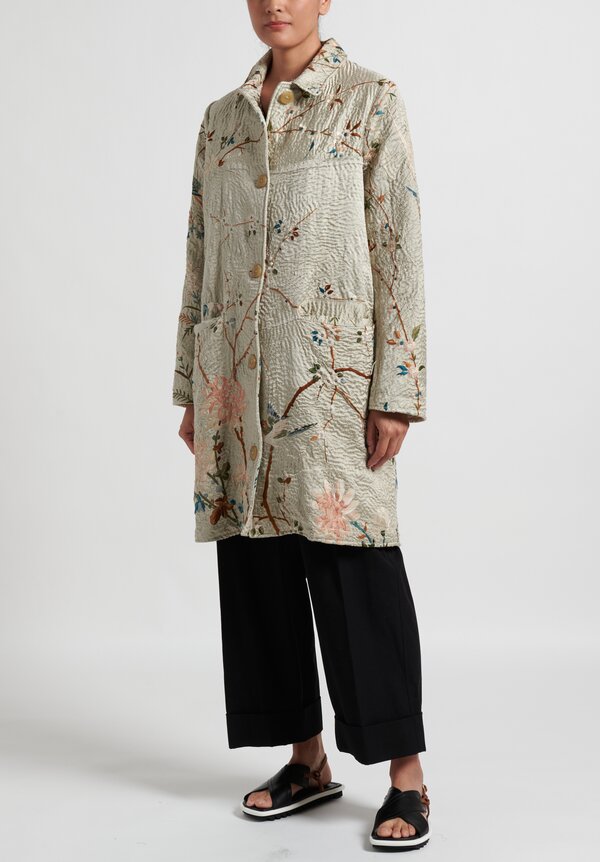 By Walid Chinese Panel Clara Coat in Sage	