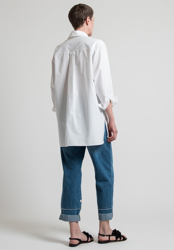 Etro Oversized Shirt in White	
